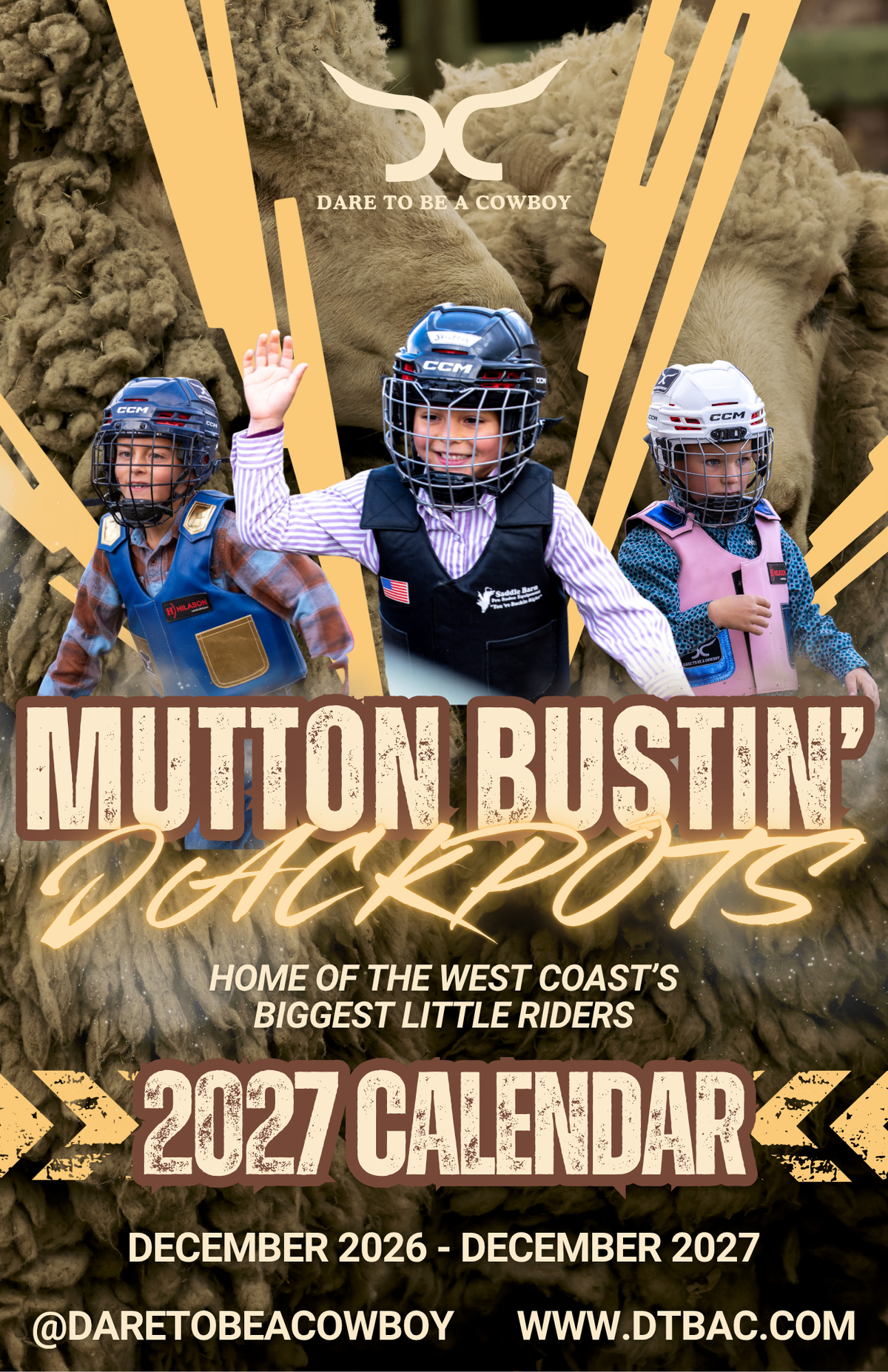 2027 MUTTON BUSTIN' CALENDAR