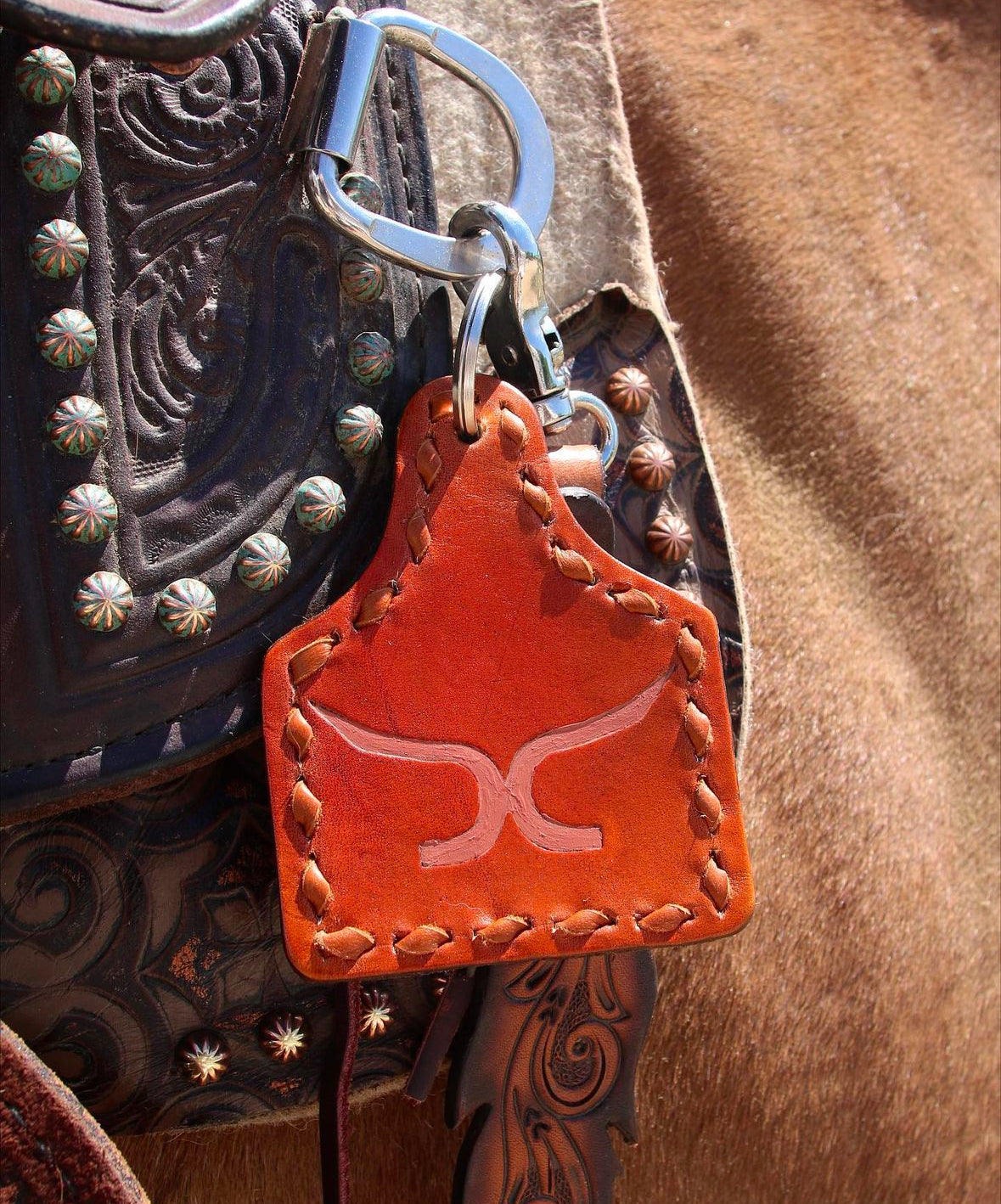 Cowtag Keychain